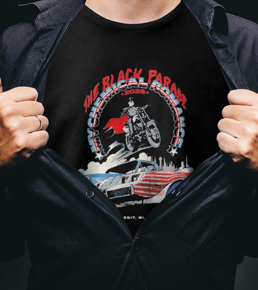 The Black Parade My Chemical Romance 2026 Detroit MI Comerica Park August 21 T-Shirt