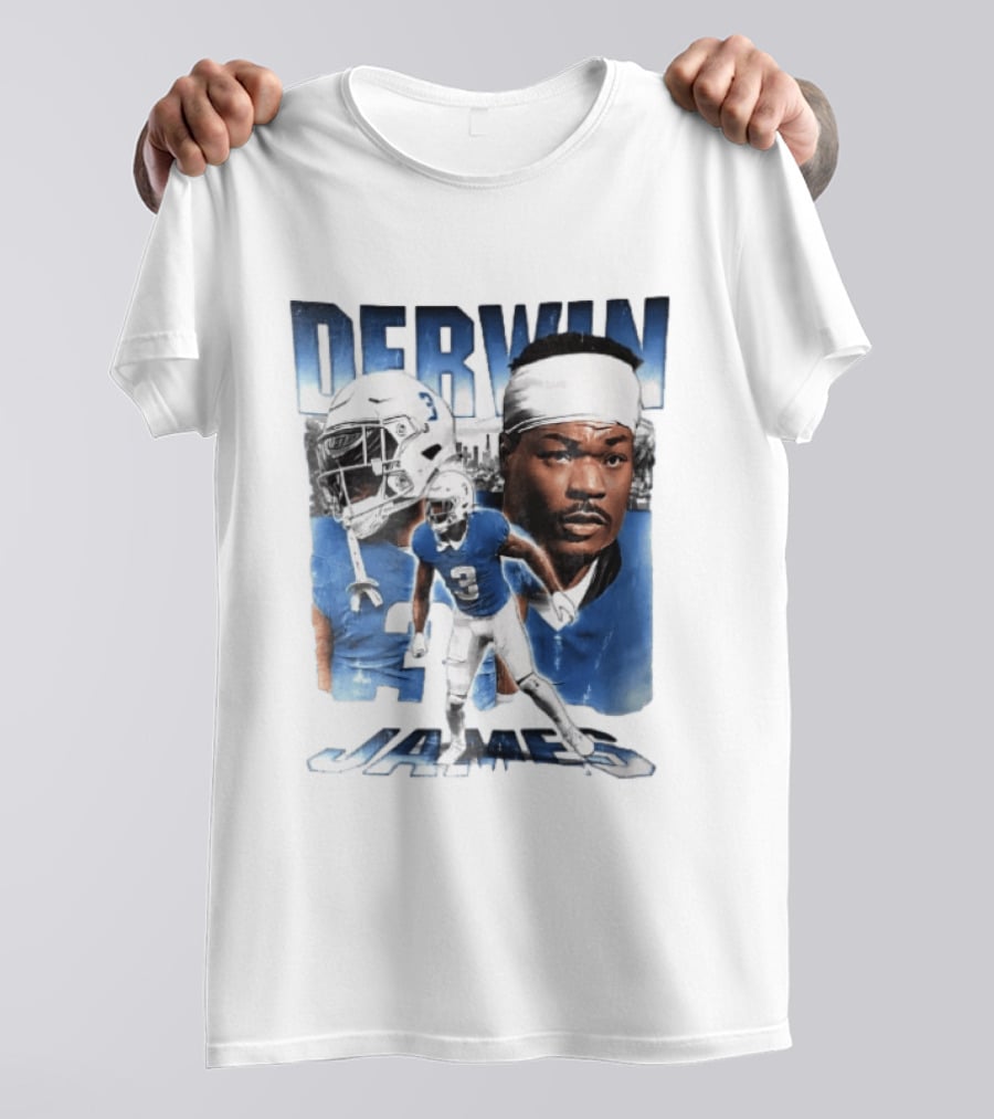 Derwin James Football Photo Collage Skyline Bootleg T-Shirt