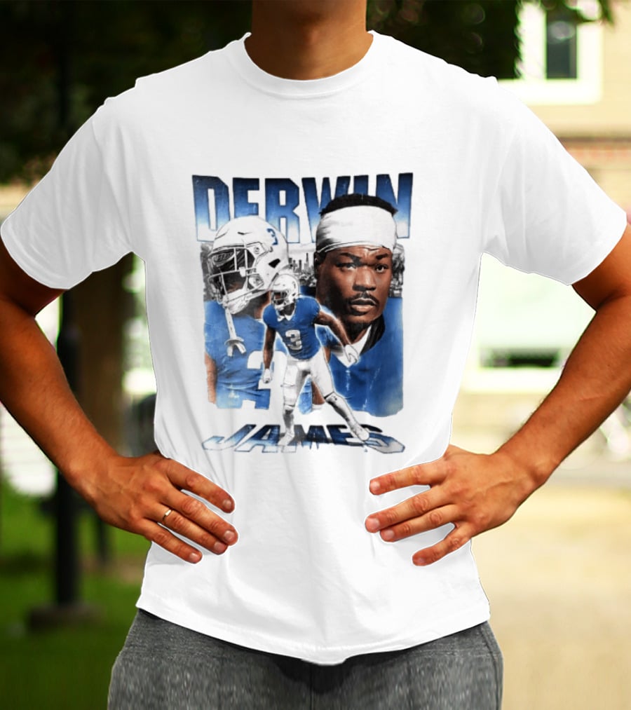 Derwin James Football Photo Collage Skyline Bootleg T-Shirt