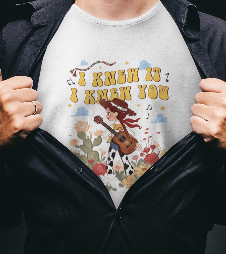I Knew It I Knew You Jessie Toy Story Floral Adventure T-Shirt