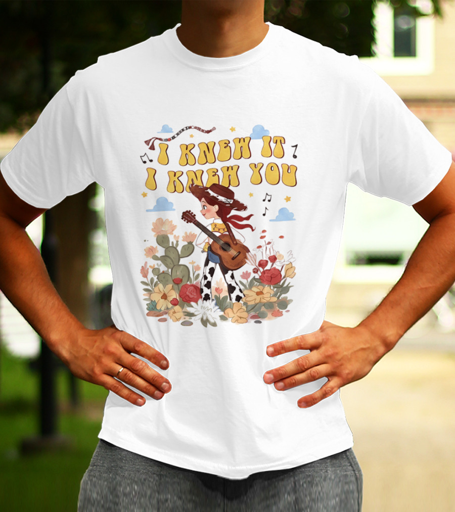 I Knew It I Knew You Jessie Toy Story Floral Adventure T-Shirt