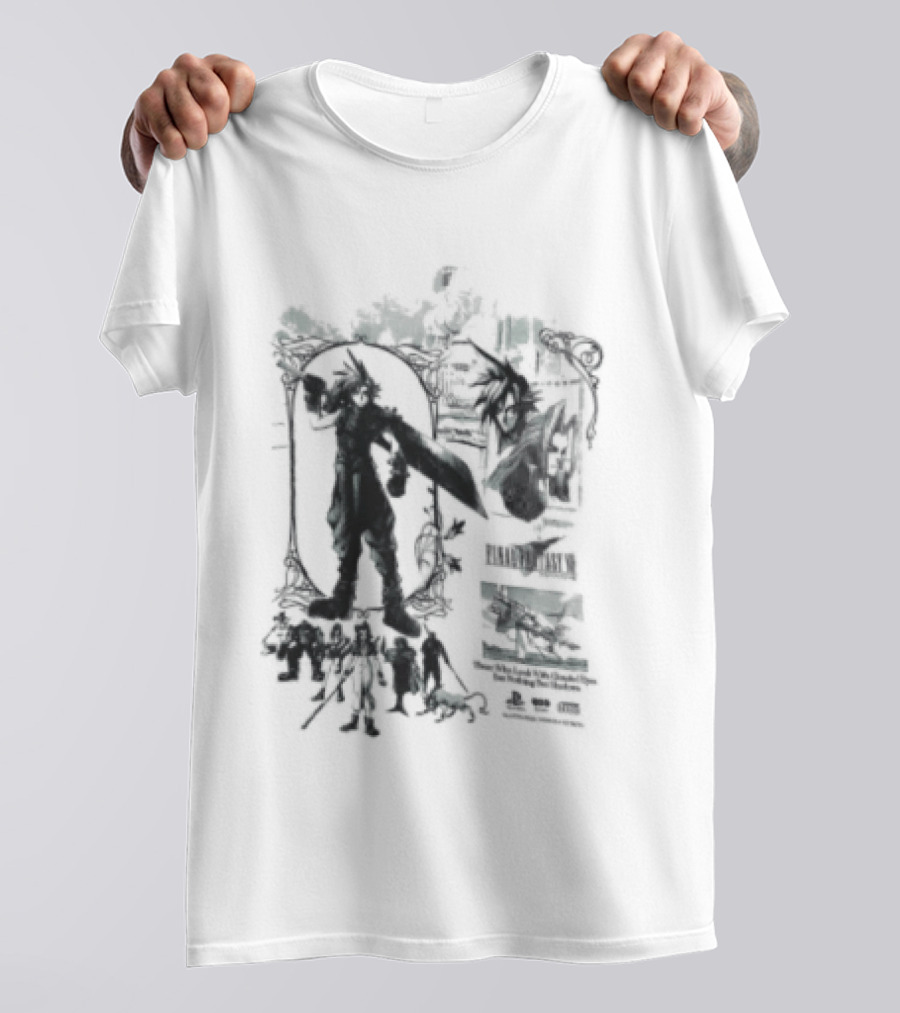 Clouded Eyes Shadows Final Fantasy VII Vintage Aesthetic T-Shirt