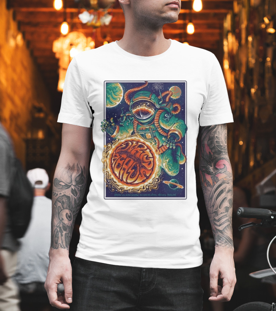 Dirty Heads Cosmic Astronaut Tour The Woodlands TX 8 23 2026 Psychedelic Space Adventure T-Shirt