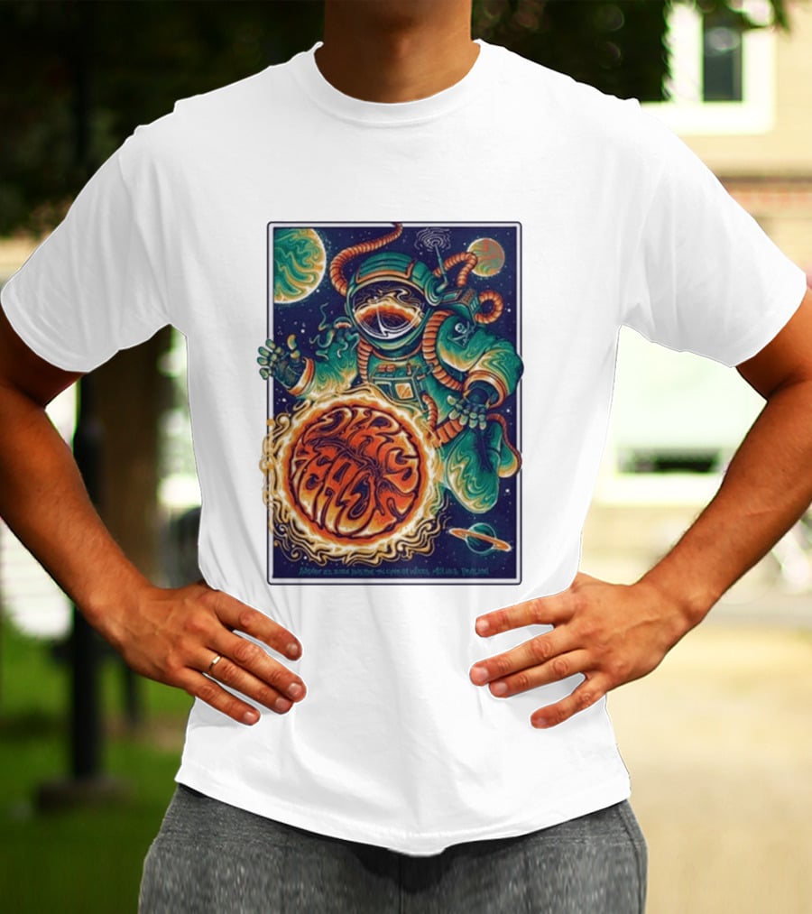 Dirty Heads Cosmic Astronaut Tour The Woodlands TX 8 23 2026 Psychedelic Space Adventure T-Shirt
