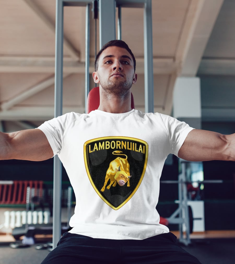 Lambornuilai Gold Bull Meme Niu Lai T-Shirt