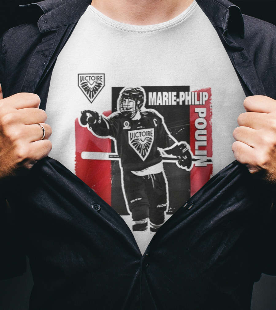 Marie Philip Poulin Team Vancouver Goldeneyes PWHL 2026 T-Shirt