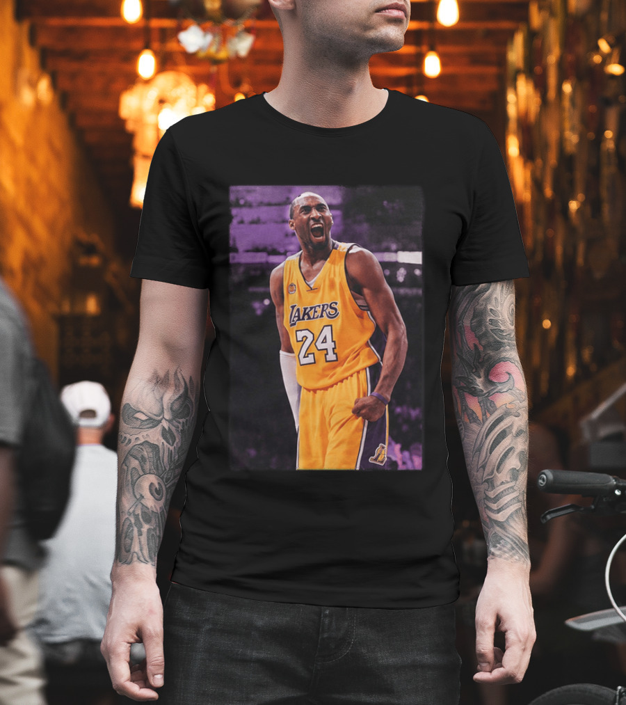 A. J. Brown Wear Mamba Kobe Bryant Lakers 24 T-Shirt