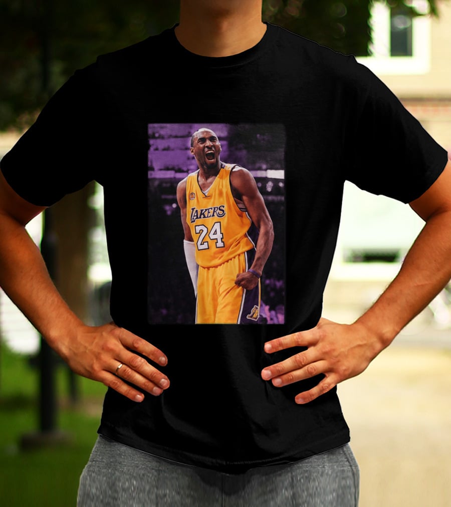 A. J. Brown Wear Mamba Kobe Bryant Lakers 24 T-Shirt
