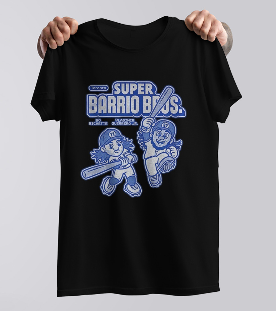 Toronto Super Barrio Bros Bo Bichette Vladimir Guerrero Jr 11 27 T-Shirt