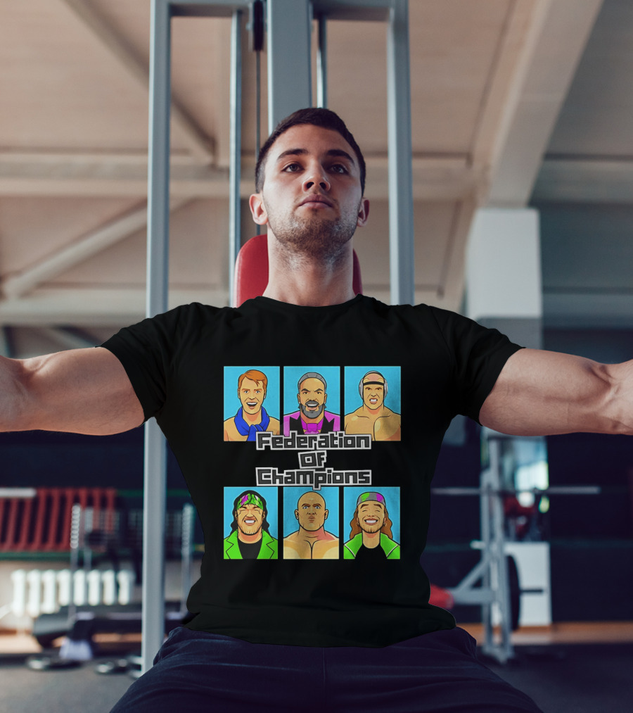 Federation Of Champions Wrestling Legends T-Shirt