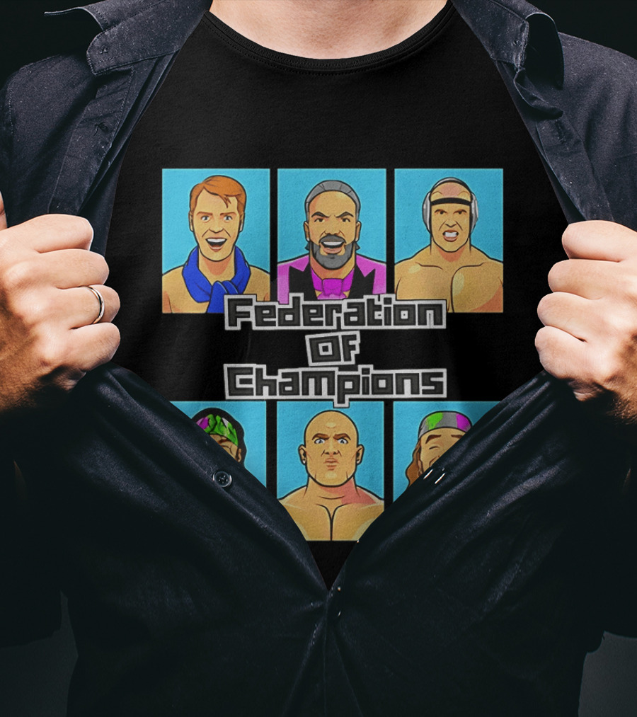 Federation Of Champions Wrestling Legends T-Shirt