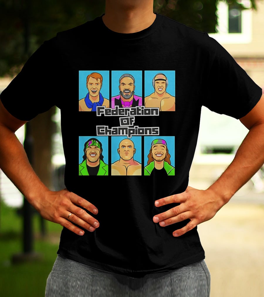 Federation Of Champions Wrestling Legends T-Shirt