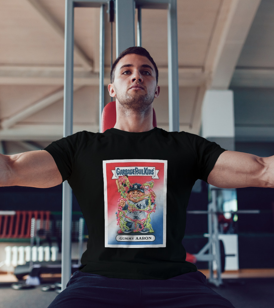 Garbage Pail Kids New York Yankees Gummy Aaron MLB Collaboration T-Shirt