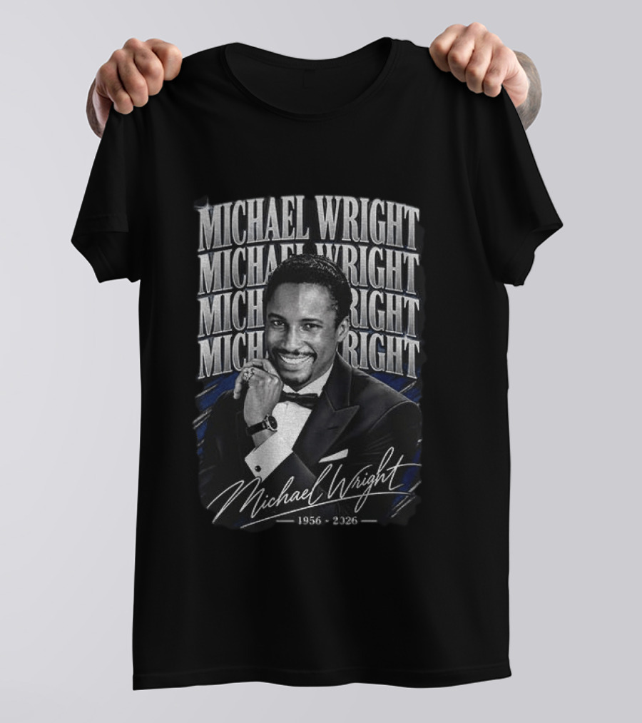 Michael Wright 1956 2026 Commemorative T-Shirt
