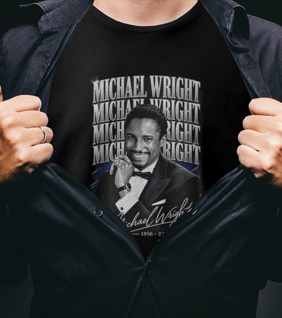 Michael Wright 1956 2026 Commemorative T-Shirt