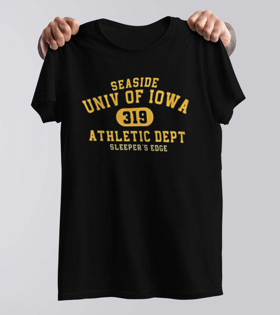 Seaside Univ Of Iowa 319 Athletic Dept Sleeper's Edge T-Shirt