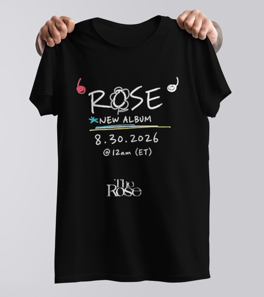 The Rose New Album August 30 2026 Release Announcement T-Shirt