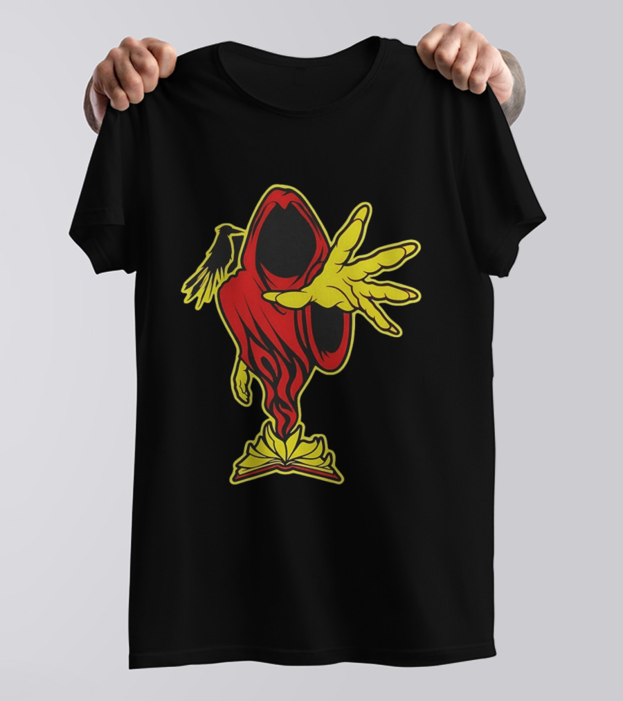Insane Clown Posse Ringmaster Joker's Card Flame Hooded Figure T-Shirt