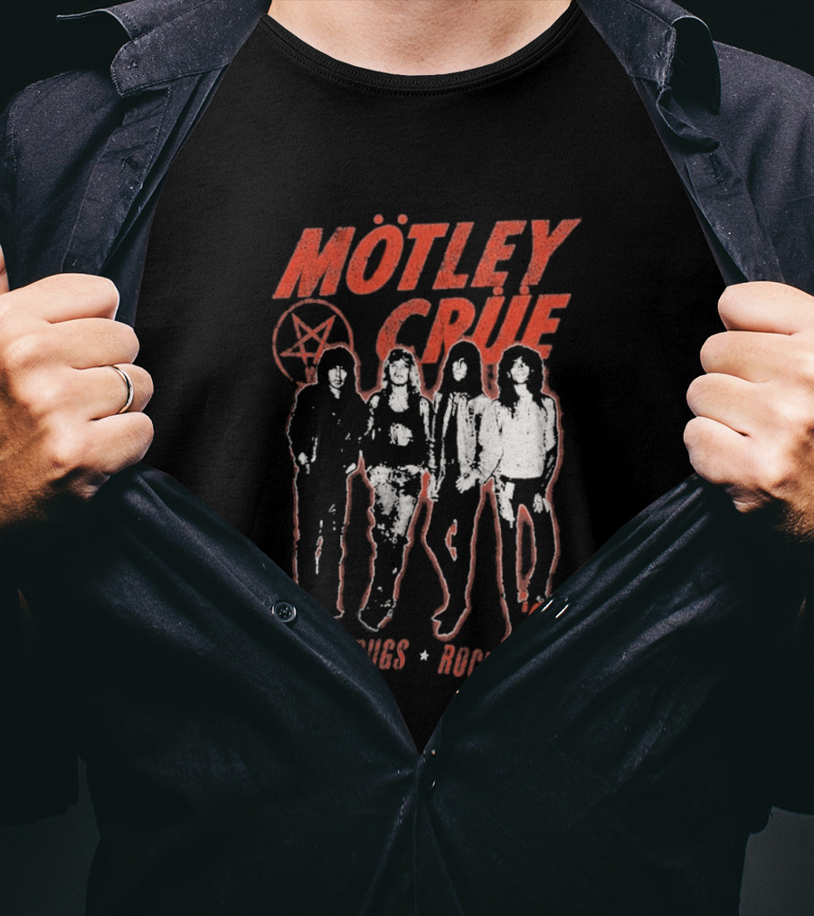 Mötley Crüe 83 Sex Drugs Rock & Roll Vintage Style 2026 T-Shirt