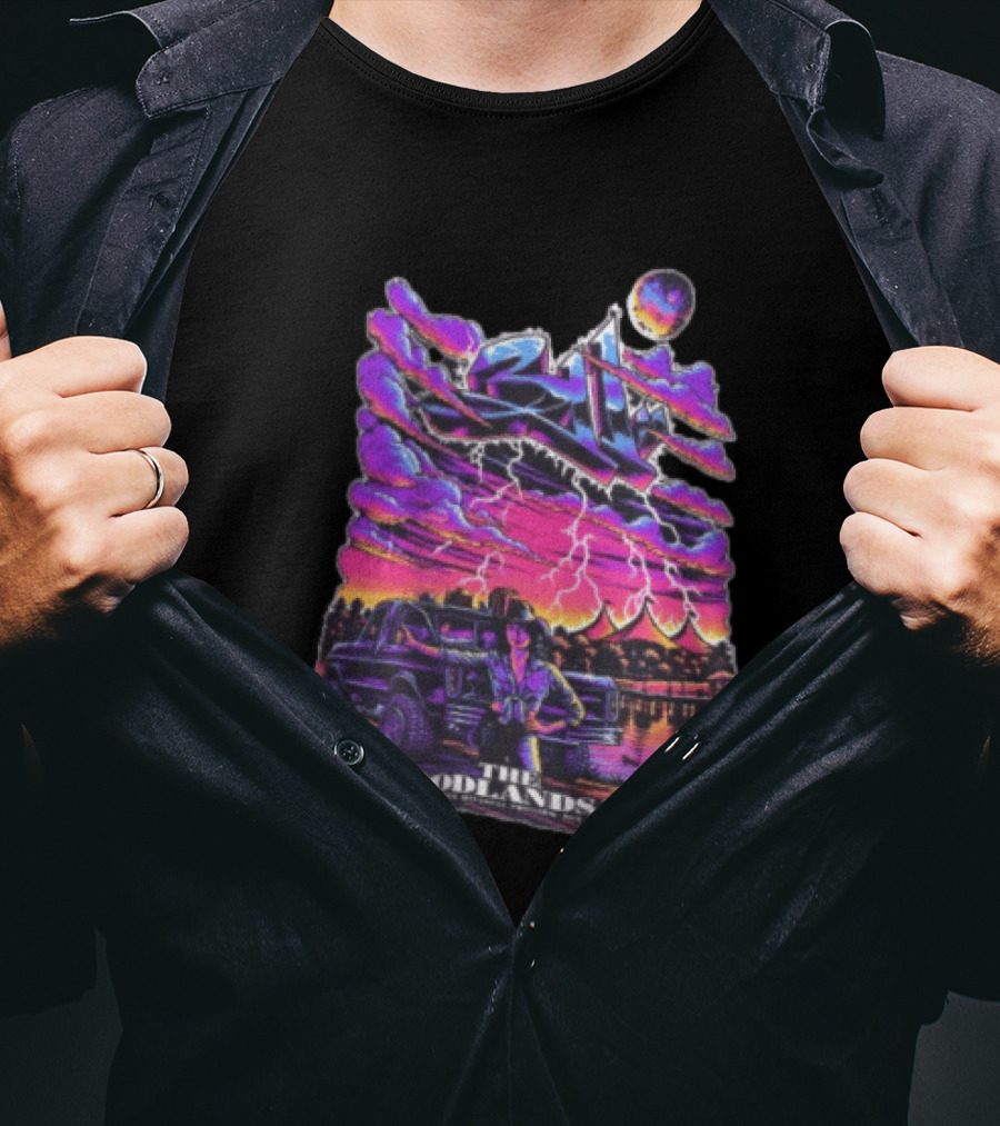 311 August 23 2026 The Cynthia Woods Mitchell Pavilion The Woodlands TX Lightning Scene T-Shirt