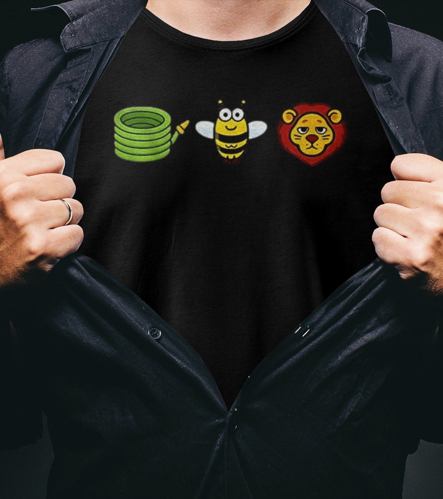 Bee Lion Hose Emoji Icons Collection T-Shirt