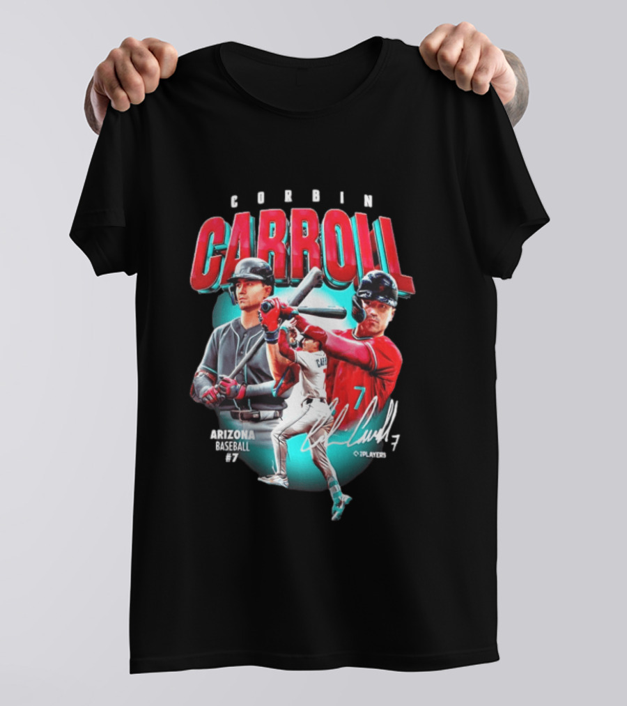 Corbin Carroll Arizona Baseball #7 C Players T-Shirt