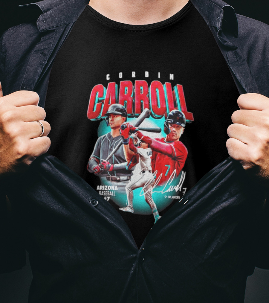 Corbin Carroll Arizona Baseball #7 C Players T-Shirt