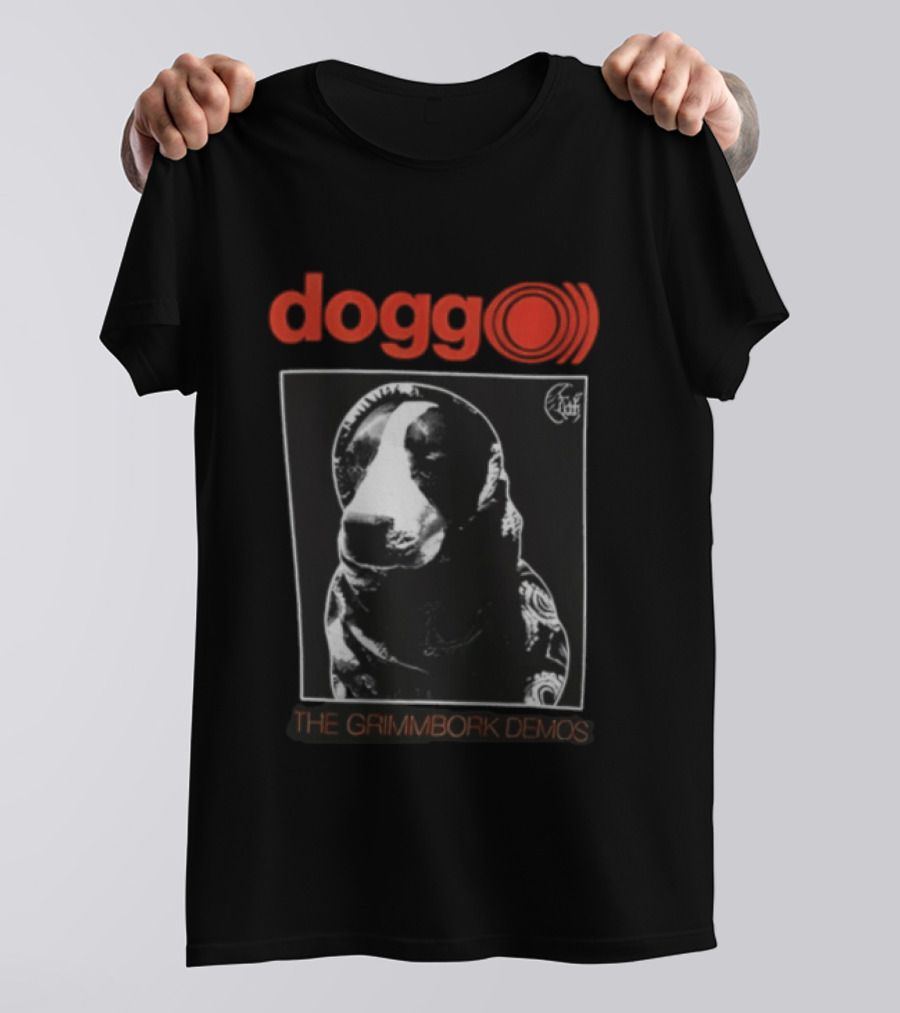 Dogg The Grimmbork Demos Monochrome Canine T-Shirt