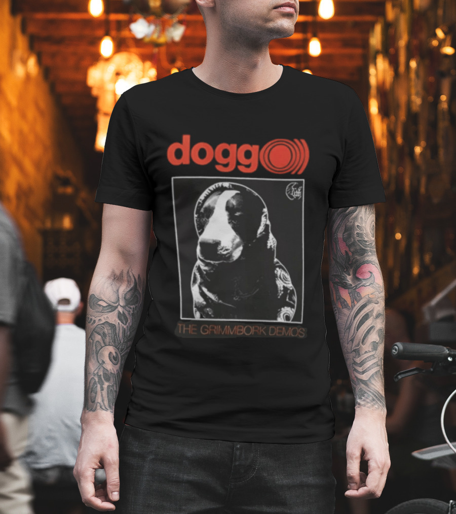 Dogg The Grimmbork Demos Monochrome Canine T-Shirt