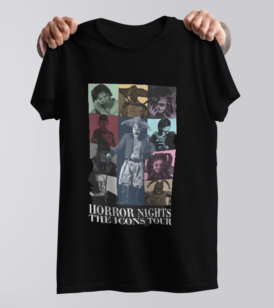 Horror Nights The Icons Tour Villains T-Shirt