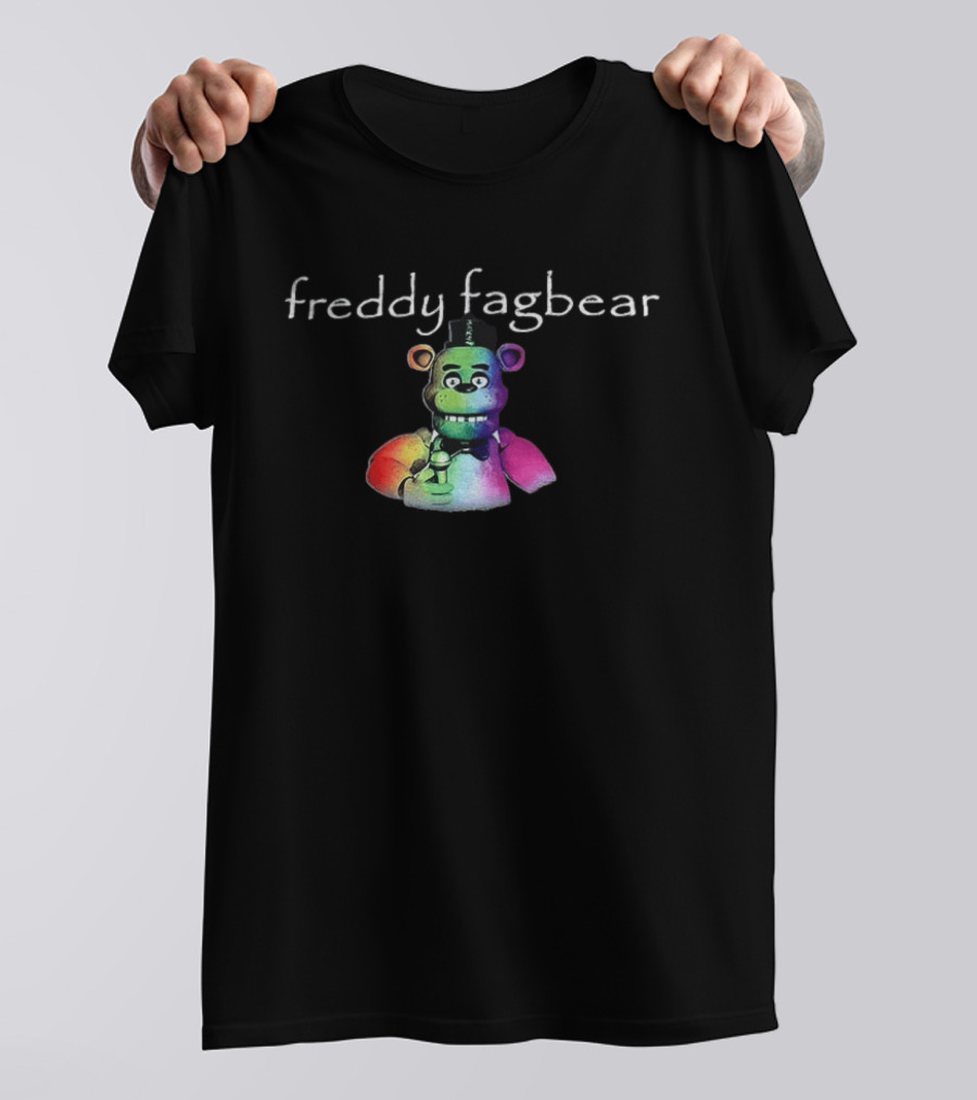 Freddy Fagbear Rainbow Pride T-Shirt