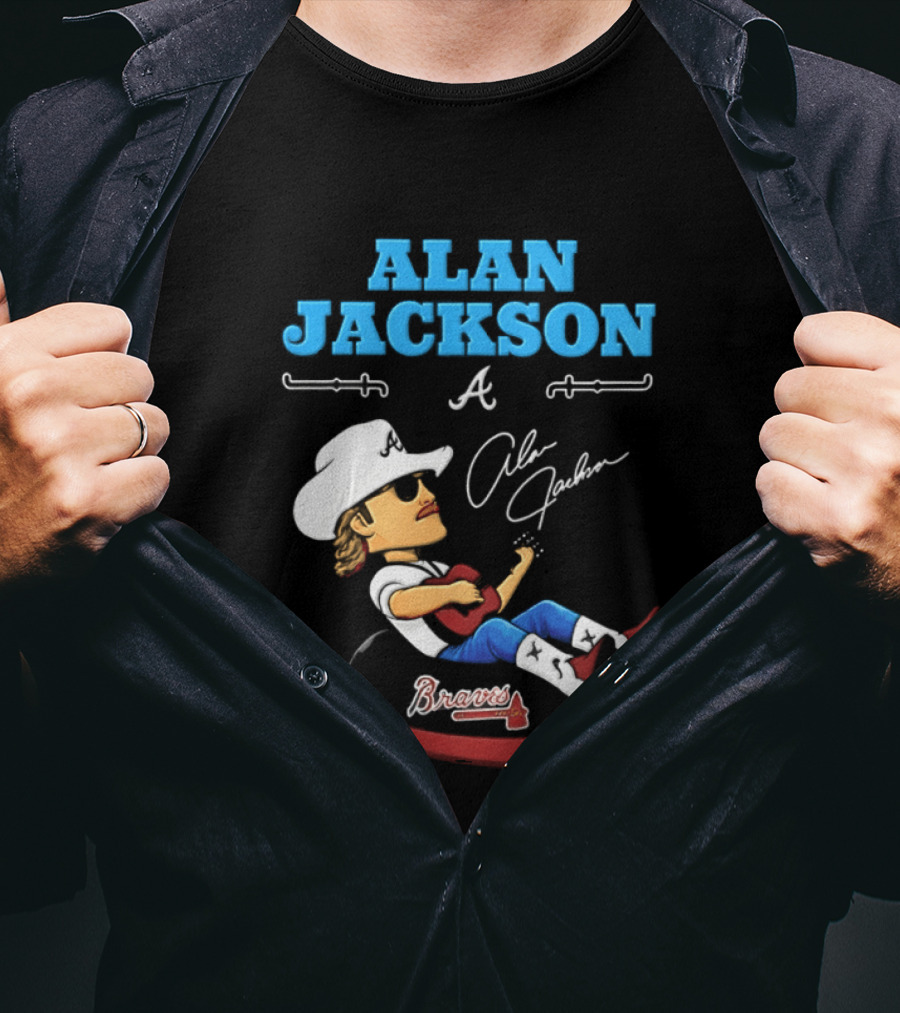 ALAN JACKSON Braves Celebration Night Atlanta Georgia 2026 T-Shirt