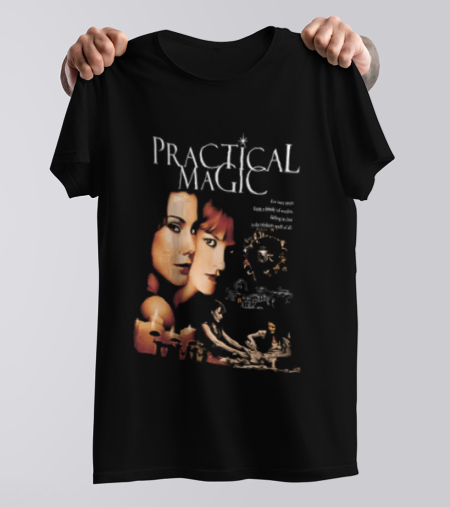 Practical Magic Movie Faces With Mystical T-Shirt