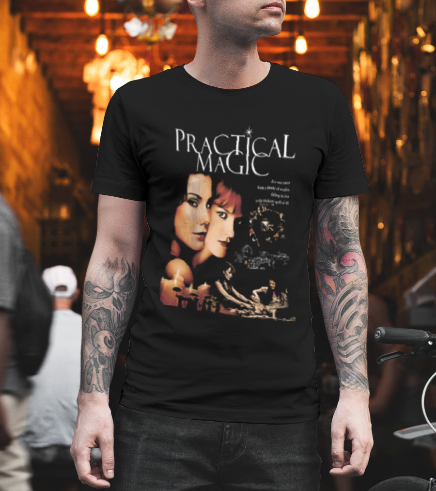 Practical Magic Movie Faces With Mystical T-Shirt