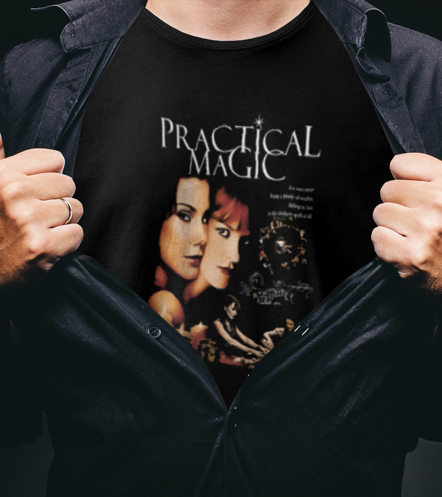 Practical Magic Movie Faces With Mystical T-Shirt