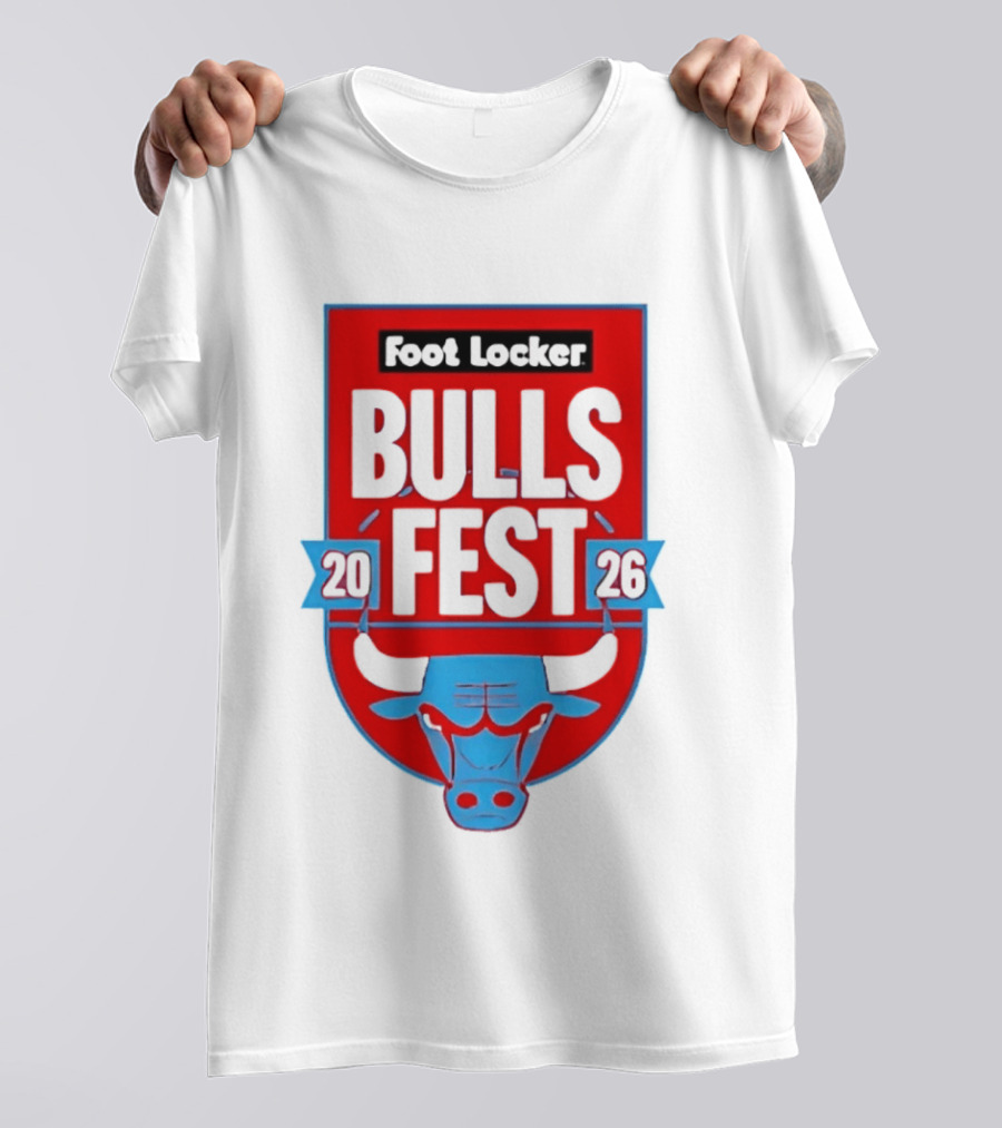 Chicago Bulls Fest 2026 Foot Locker Event T-Shirt