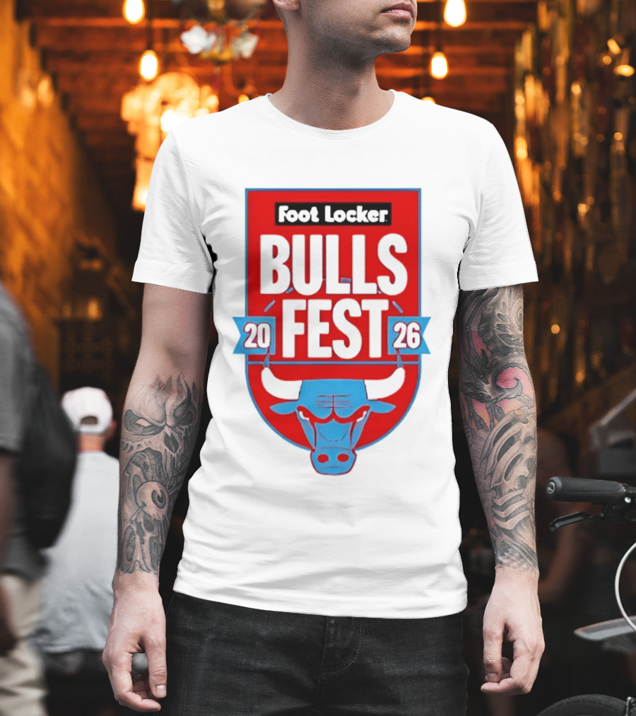 Chicago Bulls Fest 2026 Foot Locker Event T-Shirt