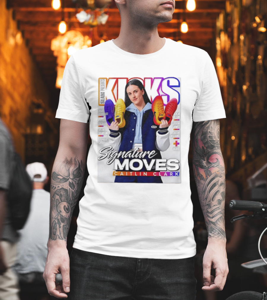 SLAM Presents Kicks Signature Moves Caitlin Clark T-Shirt