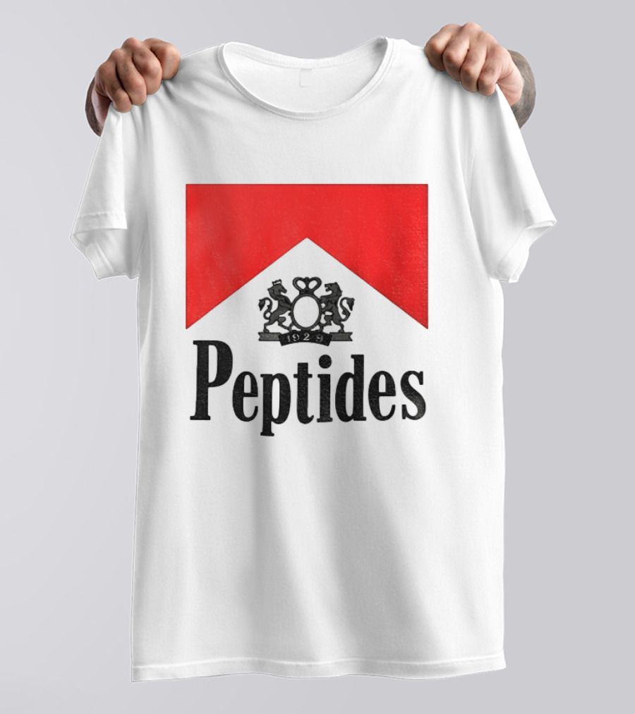 Peptides 1929 Red Marlboro T-Shirt