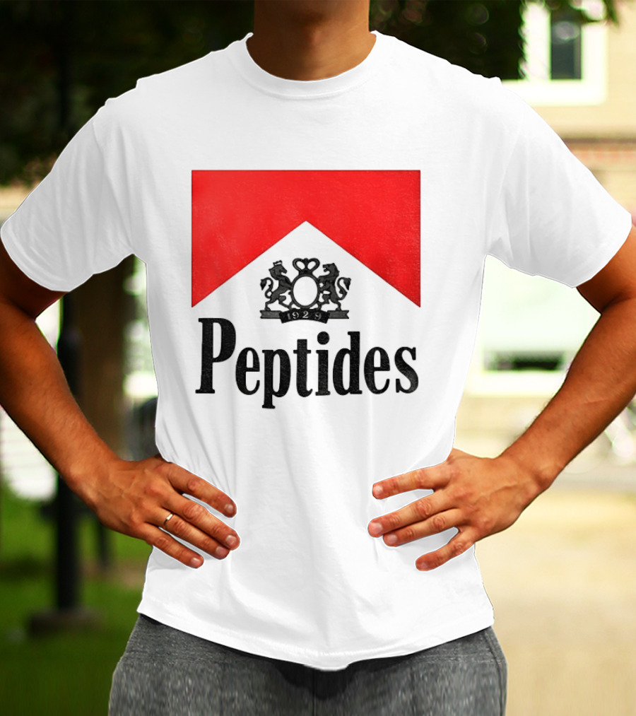 Peptides 1929 Red Marlboro T-Shirt