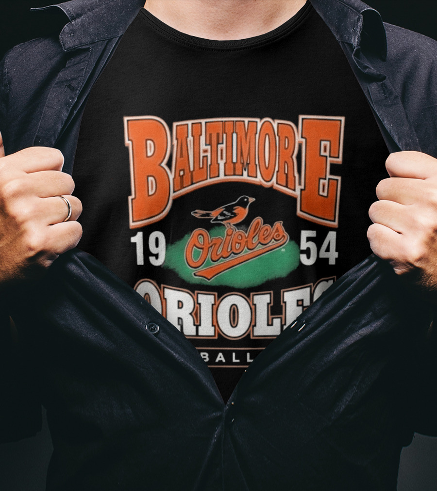 Baltimore Orioles Baseball Club 1954 Vintage Orioles T-Shirt