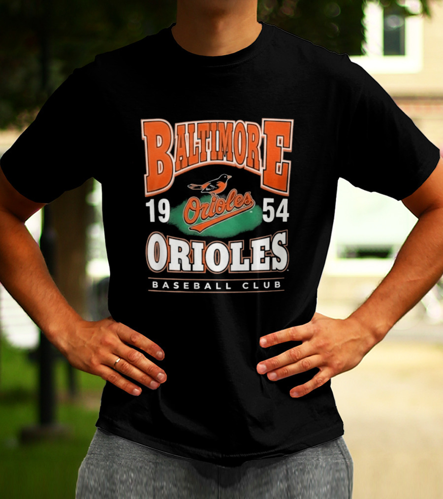 Baltimore Orioles Baseball Club 1954 Vintage Orioles T-Shirt