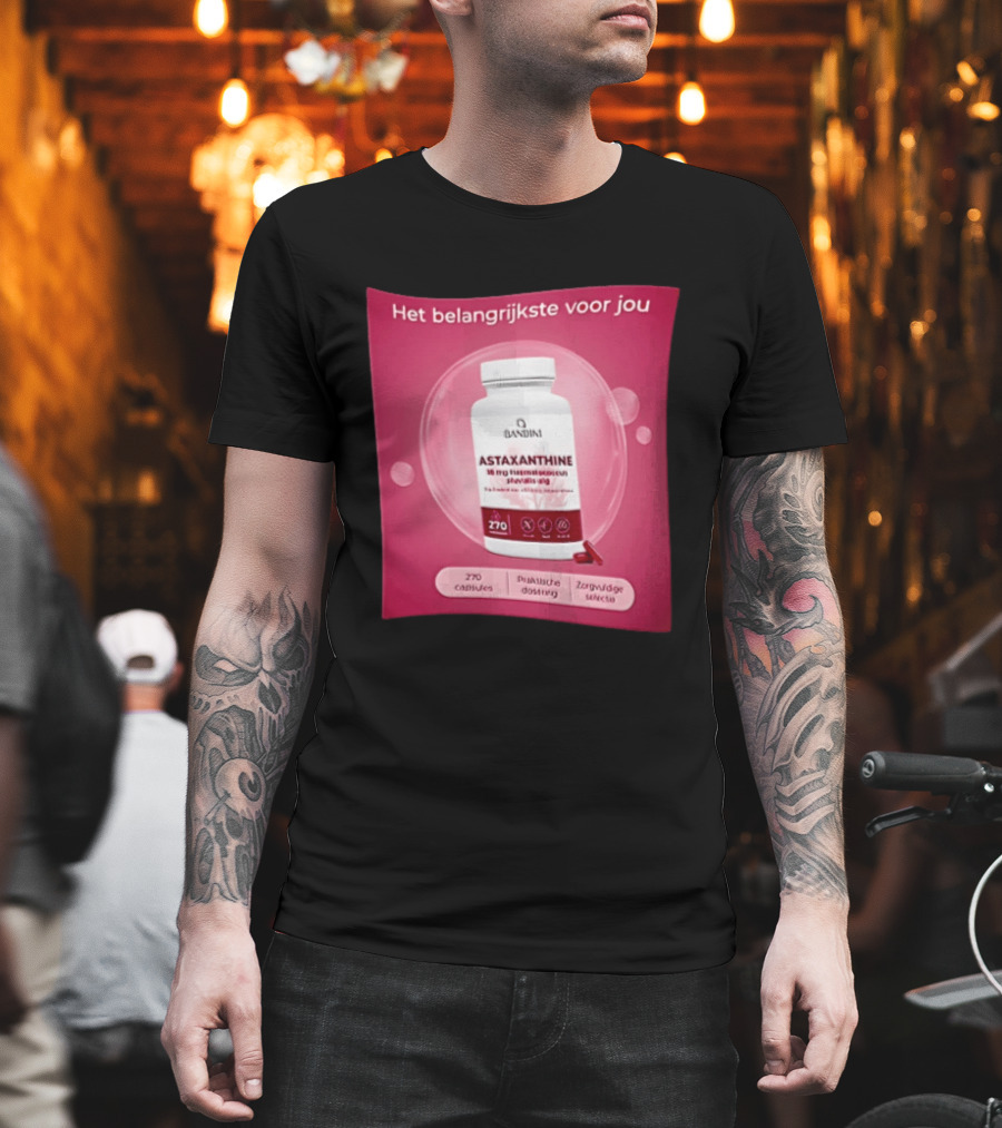 Het Belangrijkste Voor Jou Astaxanthine 18 Mg Haematococcus Pluvialis Alg 270 Capsules Zorghoede Selectie T-Shirt