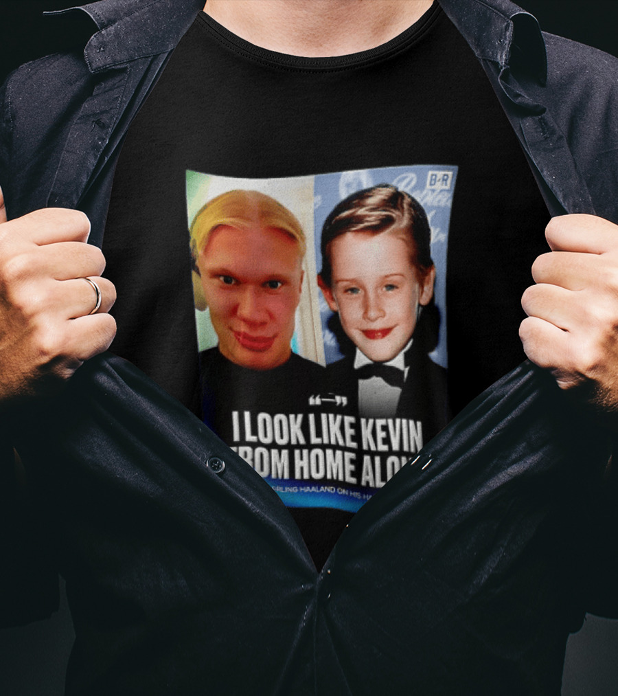 Erling Haaland I Look Like Kevin From Home Alone B/R T-Shirt