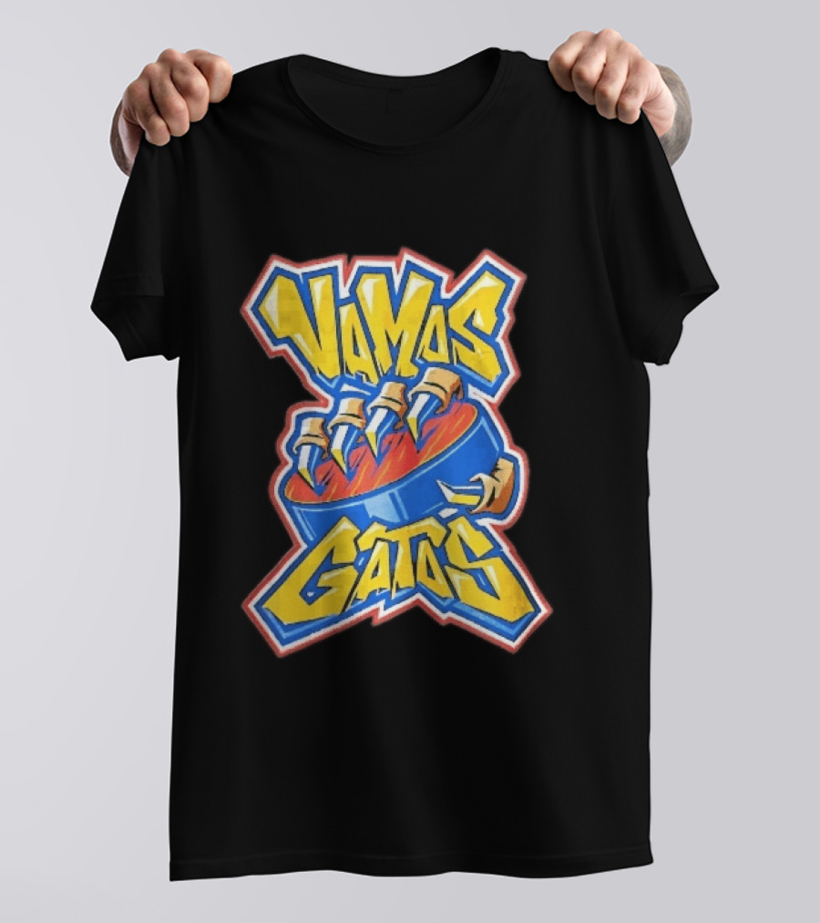 Florida Panthers Vamos Gatos Claw Puck Graffiti T-Shirt