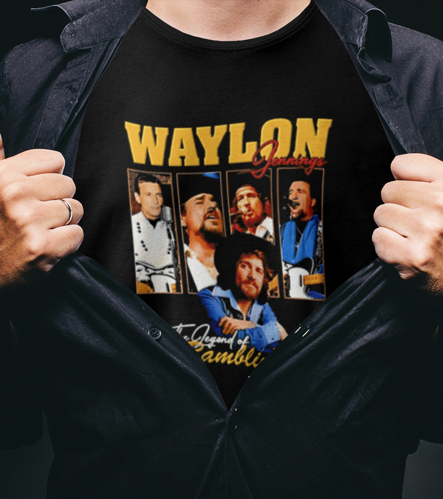 Waylon Jennings The Ramblin' Man T-Shirt