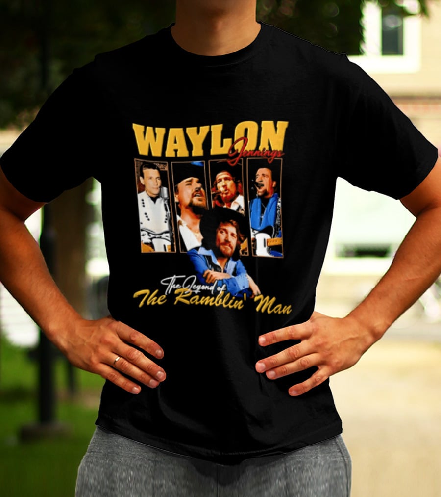 Waylon Jennings The Ramblin' Man T-Shirt