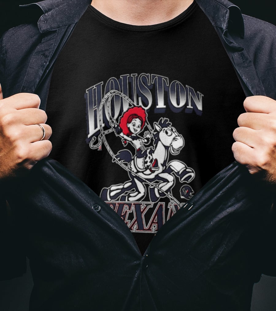 Jessie Toy Story Houston Texans Disney 2026 Cowboys T-Shirt
