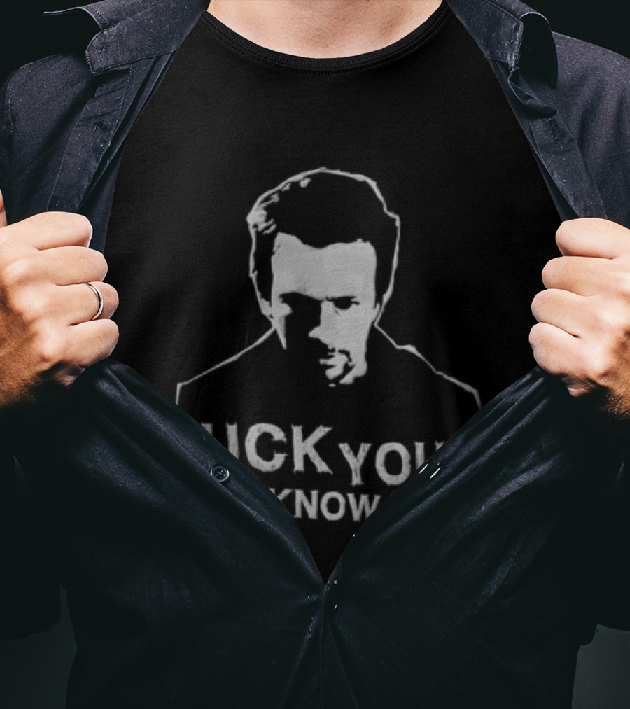 Ryan Reynolds Silhouette Fuck You I Know Shit T-Shirt