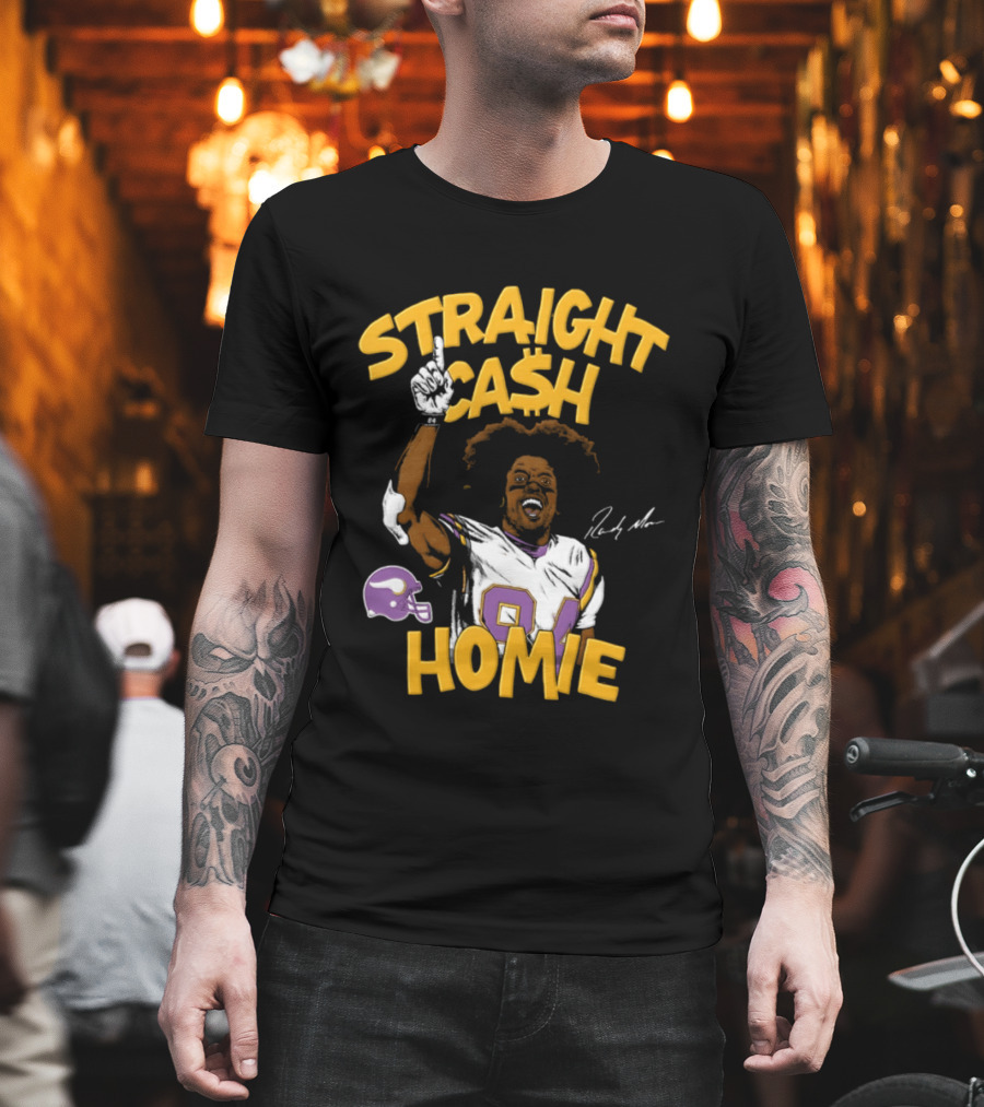 Straight Cash Homie Randy Moss Minnesota Vikings Football 84 NFL T-Shirt